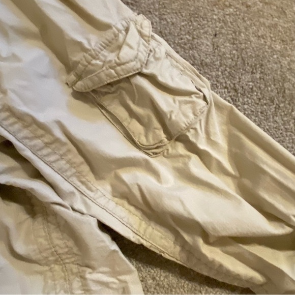 Vintage Gap Cargo Hooded Cotton Bomber Safari Hip Length Medium Pockets Jacket - Picture 2 of 10